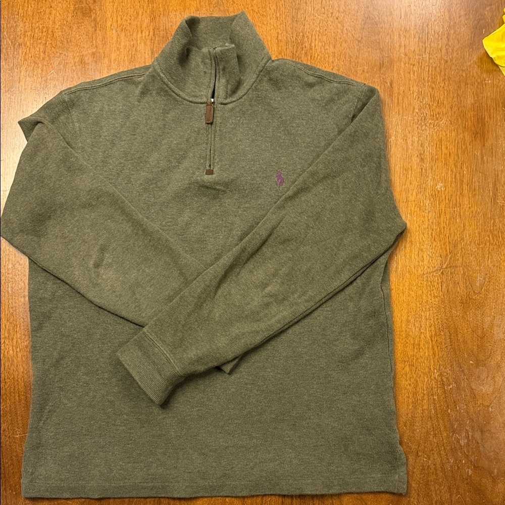 Polo Ralph Lauren 1/4 zip cotton pullover M